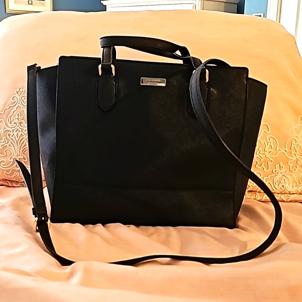KATE SPADE New York Black Leather Hadlee Laurel Way Handbag